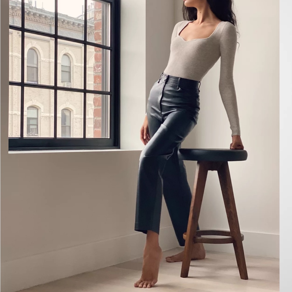 Aritzia Wilfred Funk Pant - Faux Leather